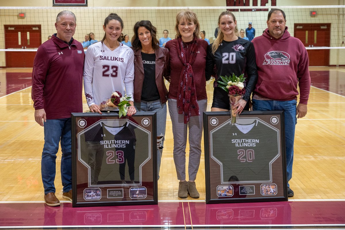 Once a 🐶, always a 🐶. Thank you for everything, Katy Kluge & Bryleigh Buchanan! 

#Salukis x #WeAreSouthernIllinois