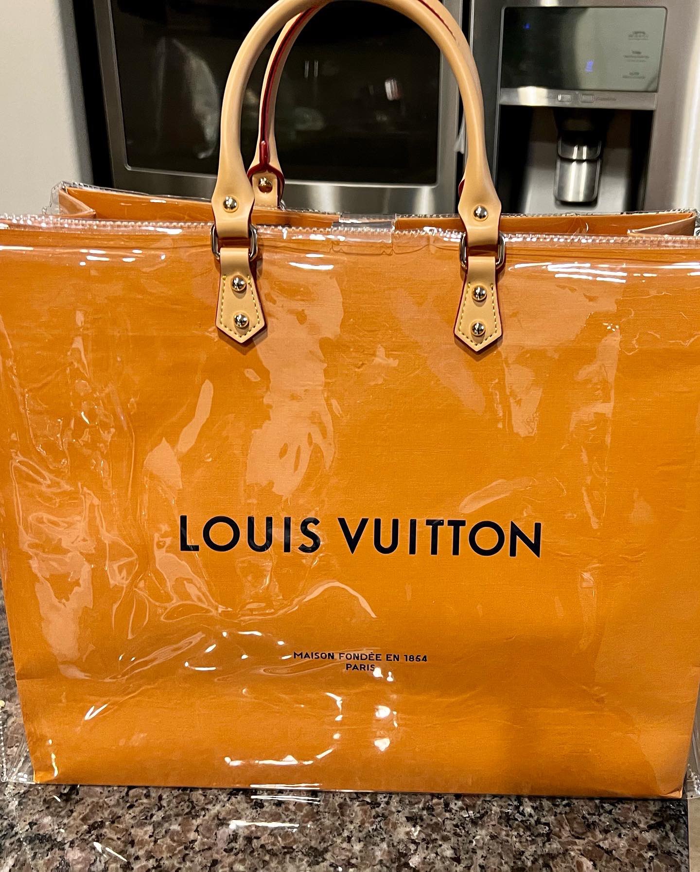 ShairelPM on X Had this old LV paper bag and instead of throwing it away I converted it to this DIY tote. LVbag LouisVuitton Recycling DIYTote https t EGYPLniQAj X
