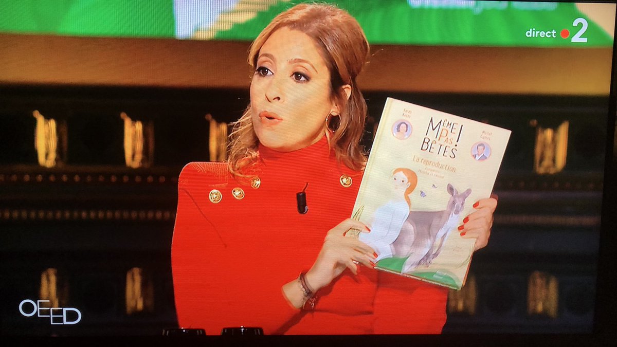 farahkesri1's tweet photo. Dans @OnEstEnDirectF2 @LeaSalame et @ruquierofficiel ont présenté notre livre #Mêmespasbête #lareproduction Apparemment, ils ont aimé et appris beaucoup sur les #animaux. Les compliments sur mon travail me vont droit au cœur 🙏 🐾. https://t.co/4PATnyW2Ff