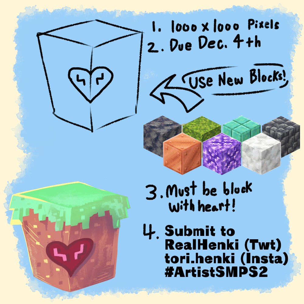 RealHenki's tweet photo. KEEP YOUR EYES PEELED EVERYONE, CUZ ASMP FORMS OPEN DECEMBER 1ST FOR THE NEXT SEASON AND ANNOUNCED AT NEW YEARS! AND A LOT OF NEW THINGS WILL BE COMING OUR WAY!
#artistsmp #minecraft #originsmp #dreamsmp https://t.co/1T7x6GvJQ5