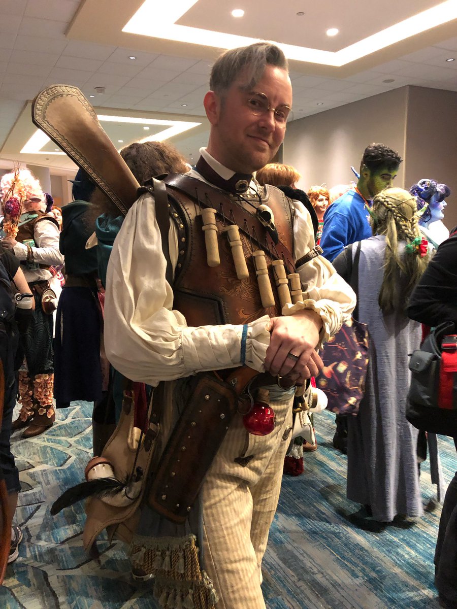 erin_alive's tweet photo. @thekroog While the congregation of critters confirmed it, it’s still obvious and true to character from a mile away. An amazing Percy! Hope to see ya at more HolMats 😊 https://t.co/JeK0WIHr3V