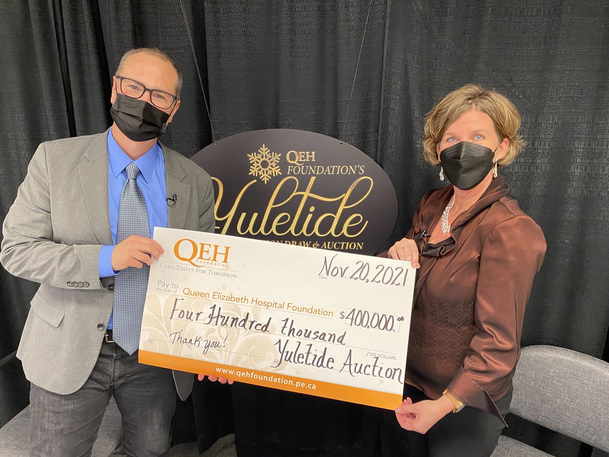 WOW! A record-setting evening for the <a href="/QEHFoundation/">QEH Foundation</a> Yuletide event. 400-thousand dollars (and climbing!) for digital mammography units at the hospital. Incredible evening, thanks to sponsors, volunteers, bidders and ticket buyers!