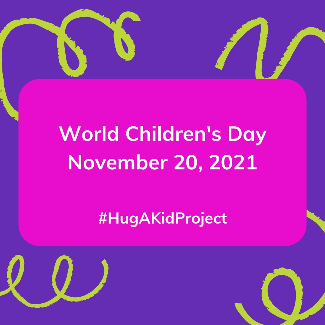hugakidproject's tweet photo. World Children's Day is celebrated to commemorate the Declaration of the Rights of the Child by the @unitednations General Assembly on November 20, 1959 ● Children should be raised with love, kindness, respect, support, and guidance. ● Did you hug a kid today? https://t.co/fuSE3zm2GS