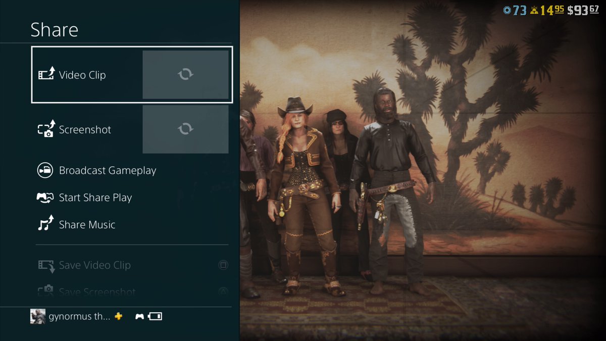 gvnormus277's tweet photo. *** Foolin with the  guys***** #smallstreamers   @gvnormus277   #rdr  #PS4share https://t.co/BgSocW9TP0