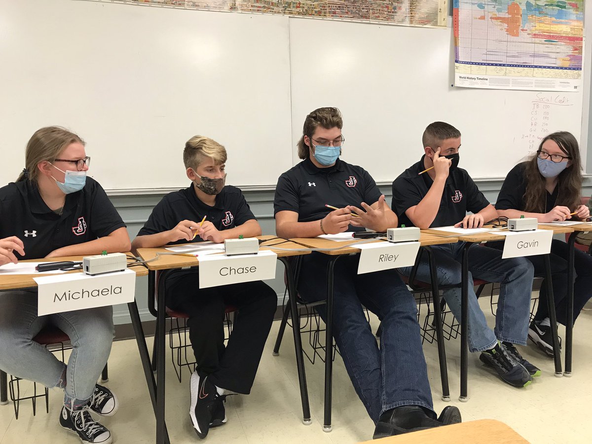 StultzCrystal's tweet photo. JCHS scholar bowl won second place at their Kickoff tournament! Ava and Gavin received medals and a place on the All Tournament team! Coach T. Stanley and I look forward to an outstanding season. GO TRIBE! #jcindians #firstplacewenttocarbondale https://t.co/ZVK7kK5tDg