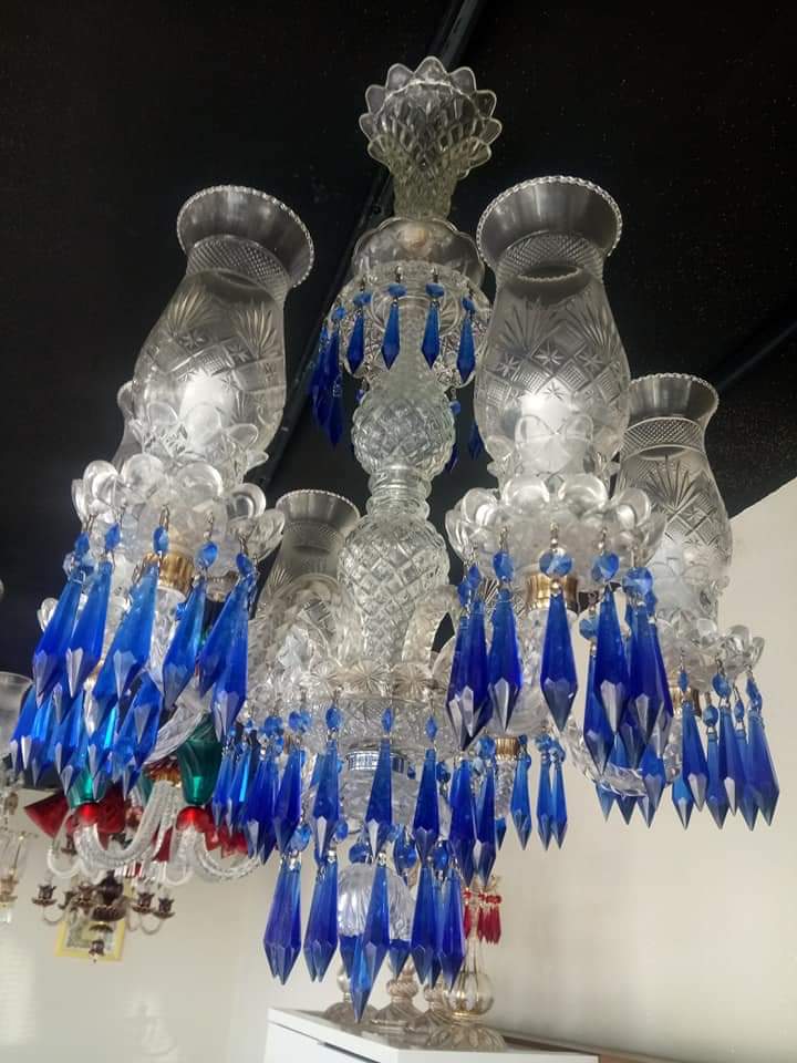 ismt6019's tweet photo. Satılık salon avizesi cam kristal eleme dekorlu 6 lambali bohemya model https://t.co/APCfLaoqSb