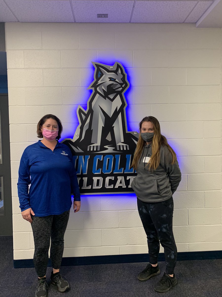 RyleaLynch's tweet photo. Had a great time touring and meeting Coach Stack at Penn College of Technology yesterday! Got to learn all about the physical therapist assistant program. Go Wildcats! 

@PCTSoftball @PennCollege https://t.co/RDbsbHNZQ8