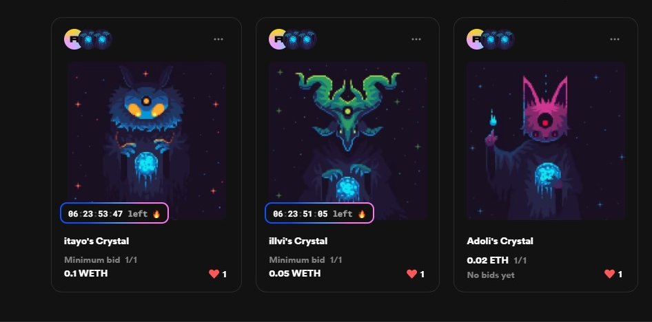 Finally, our💎"The God's Crystals"💎collection is now available on the Rarible Platform.🦾
rarible.com/anonygods
#NFTs #NFTGiveaway #NFTCommunity #NFTLAUNCH #OpenSeaNFT #NFTcollection