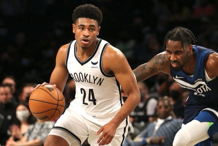 BrooklynNetcast's tweet photo. Cam Thomas tonight: 

46 points
5 assists
6 rebounds

HE IS A WALKING BUCKET! https://t.co/L6usPTGSm5
