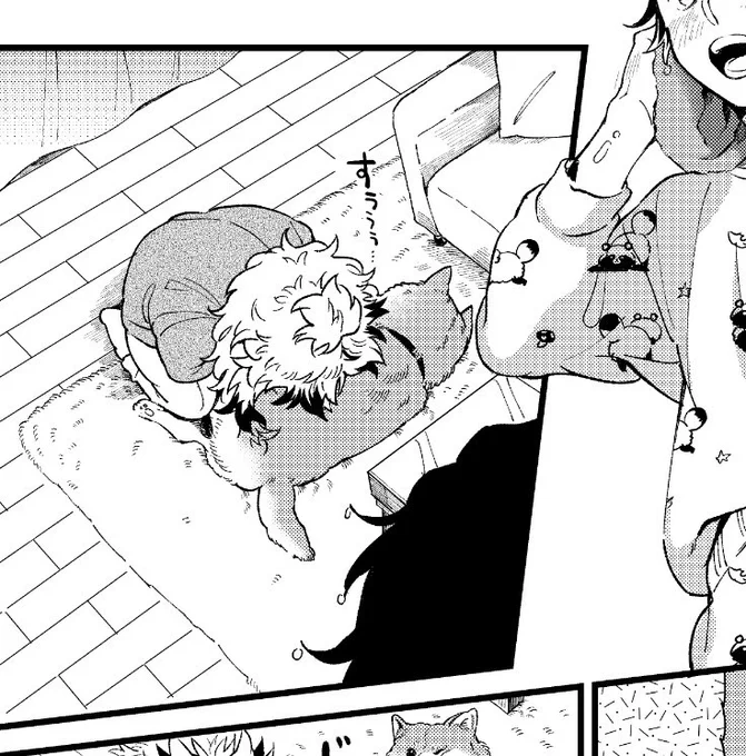 犬を吸うを覚えた男。 