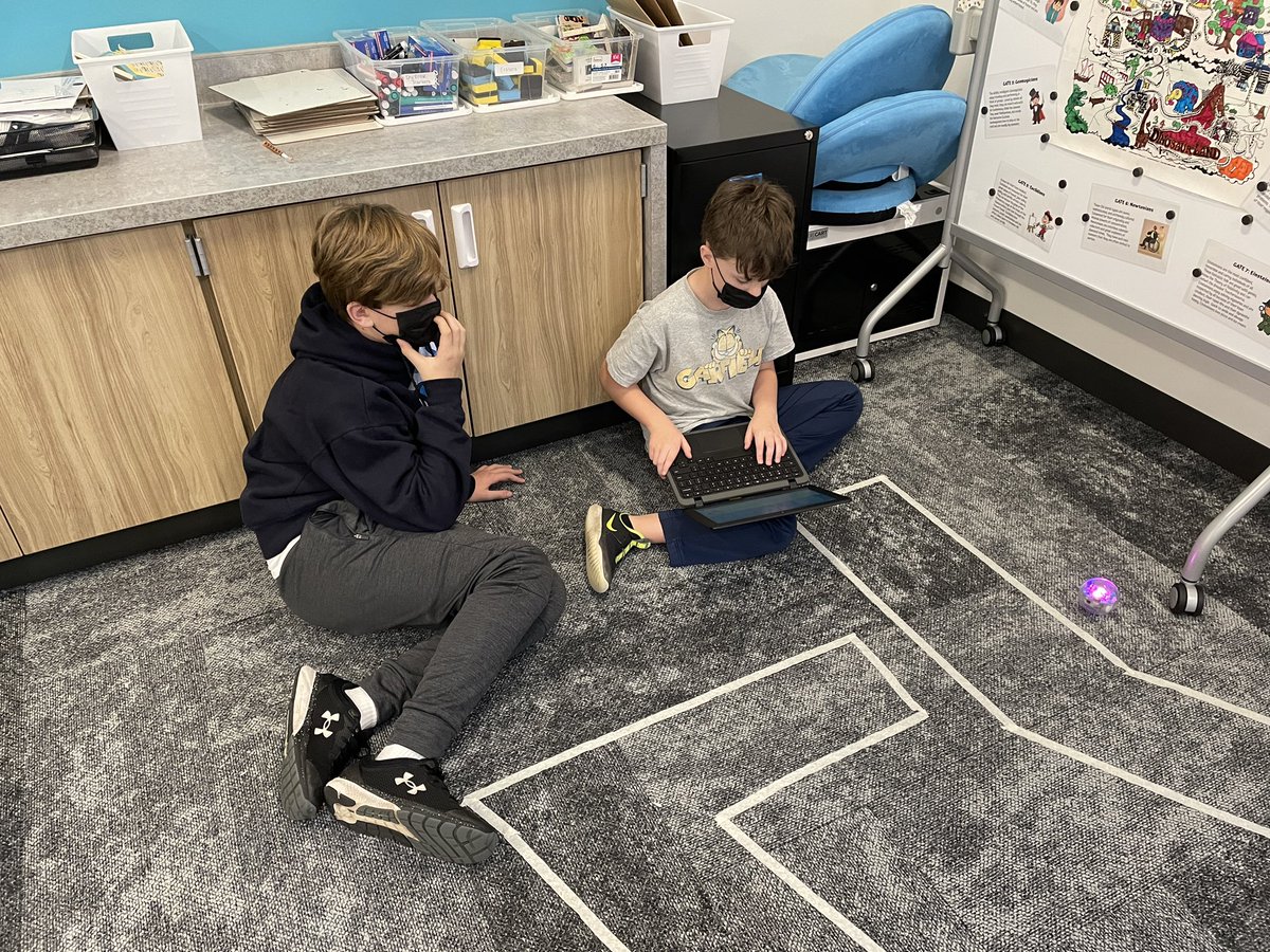 SanchezEC1's tweet photo. Ss are preparing for the Sphero Olympics after Thanksgiving break. @SpheroEdu @CoventryD47 https://t.co/xZbKHwbTMB