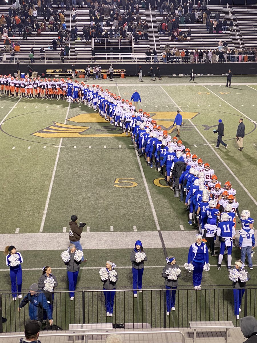 AllenEastAD's tweet photo. The Mustangs season comes to an end tonight vs Coldwater in the Regional Finals 49-7 🏈  Congrats on a successful season and thank you to our Seniors!  Good luck to Coldwater. https://t.co/TYiznJ2ICo