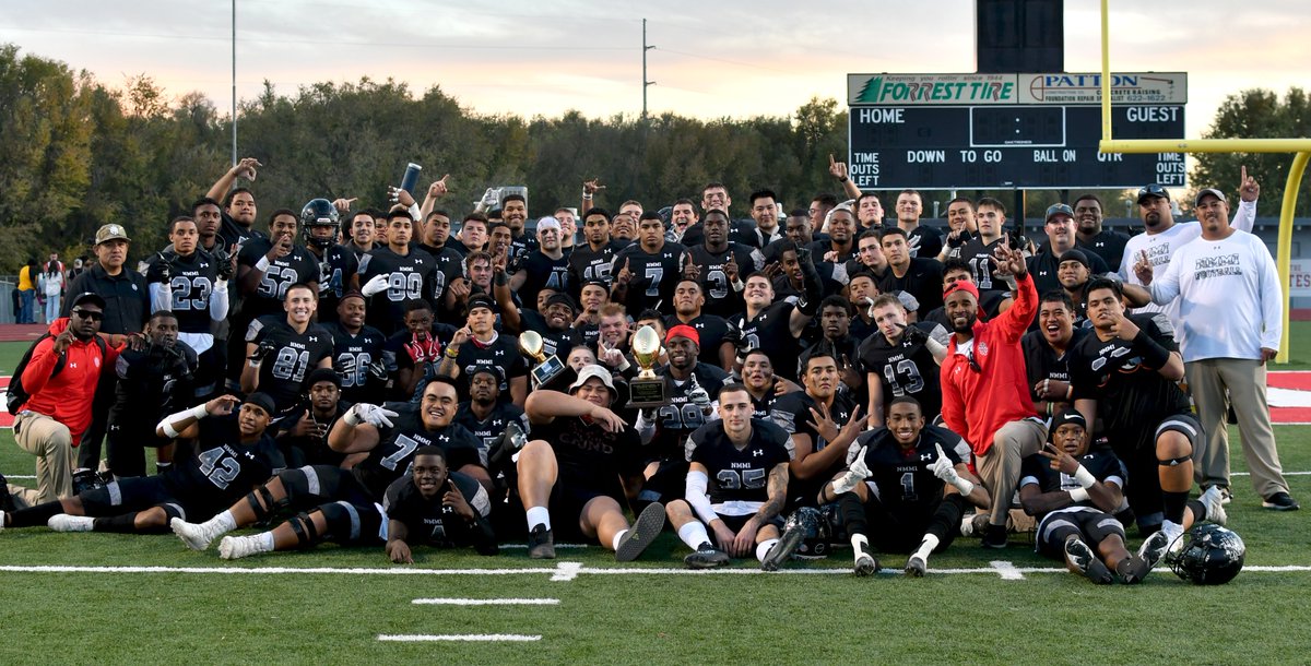 NMMIAthletics's tweet photo. SWJCFC Champions! Congrats to the Bronco football team. https://t.co/zADXkBgF18