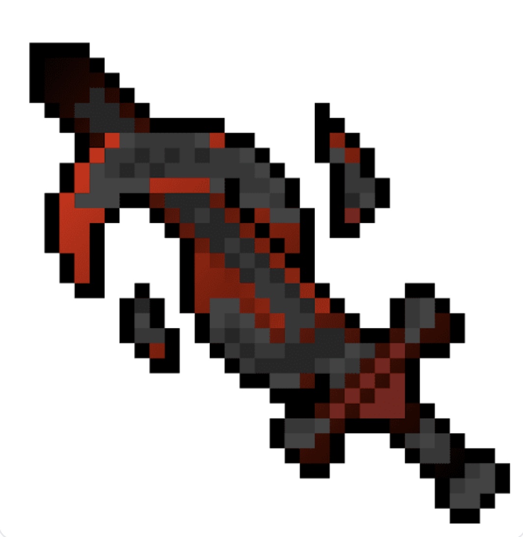 Pixel Xiphos Sword tweet media