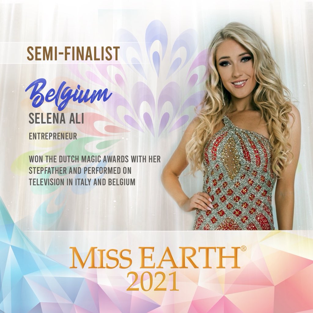 MissEarth's tweet photo. #MissEarth2021 Semi-Finalist
Miss Belgium - Selena Ali https://t.co/fL5QrQK1dw