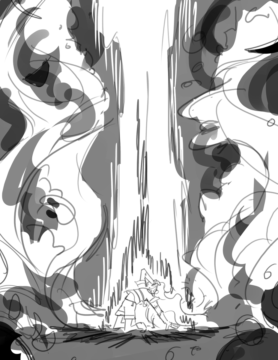 last life doodles! #lastlifesmp 

(just a bit of magnus archives inspiration thrown in there. in order: Desolation, Eye, Spiral, Lonely) 