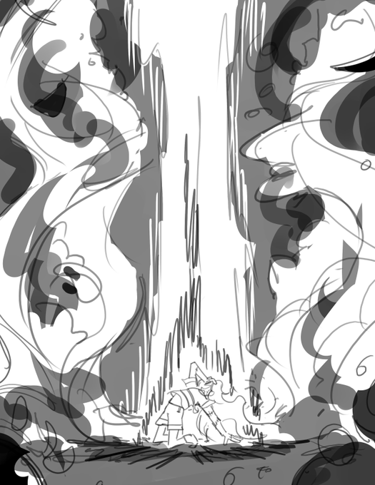 last life doodles! #lastlifesmp 

(just a bit of magnus archives inspiration thrown in there. in order: Desolation, Eye, Spiral, Lonely) 
