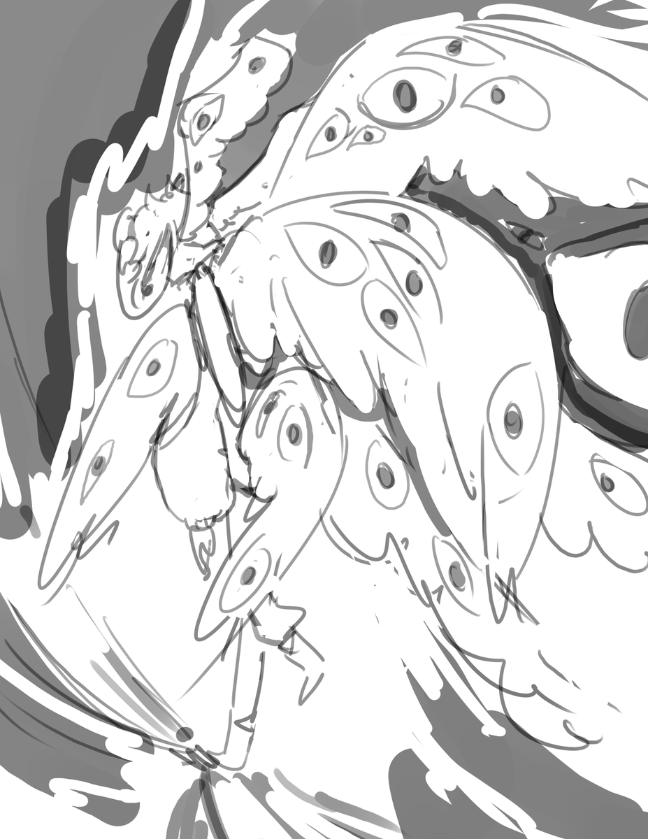 last life doodles! #lastlifesmp 

(just a bit of magnus archives inspiration thrown in there. in order: Desolation, Eye, Spiral, Lonely) 