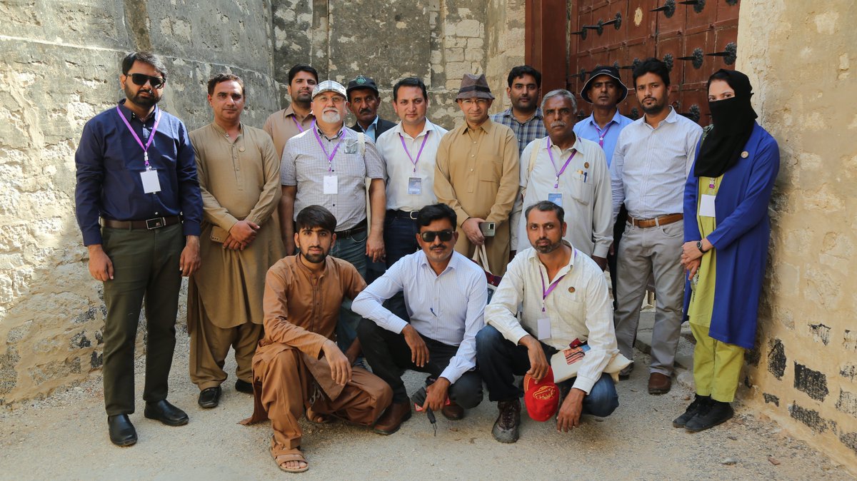 JournalSindh's tweet photo. Trainees at RaniKot fort to study four periods of conservation @UNESCO @Ministerculture https://t.co/j40KSTP6Sl