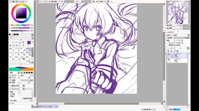 【描いてみた】コンパス 双挽乃保 
今でも好きなメイキング動画。
私のでラフからのは本当に珍しい。
https://t.co/AYex2oAxxJ #sm37606451 #ニコニコ動画 