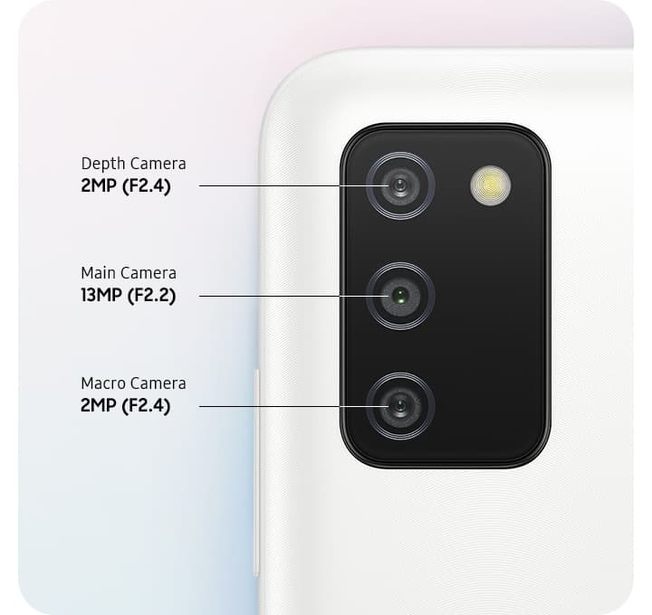 ranshe03's tweet image. Fitur a. Awesome Triple Camera 13MP | 2MP | 2MP &amp;amp; Awesome Memory 4GB | 64GB dari #GalaxyA03s adalah rahasia #TemanTapiAwesome buatku.
