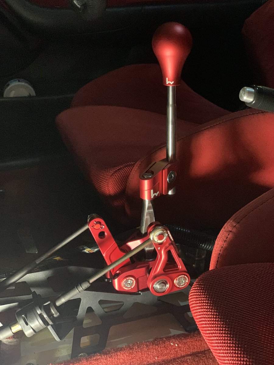 ついにDC5にハイブリッドレーシング製ショートシフター導入しました