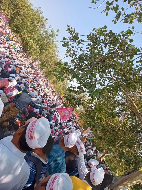 Guru_jeP's tweet photo. Shandar karykaram #NPS_से_आजादी at Shanknad rally, Eco Gardern, Lucknow @vijaykbandhu
#NPSनिजीकरणभारतछोड़ो 
#NPS_QUIT_INDIA https://t.co/0L1lWxvuQh