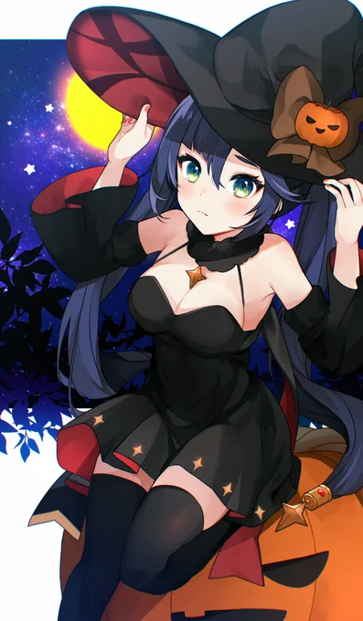 ハロウィンモナ
#原神 #mona 