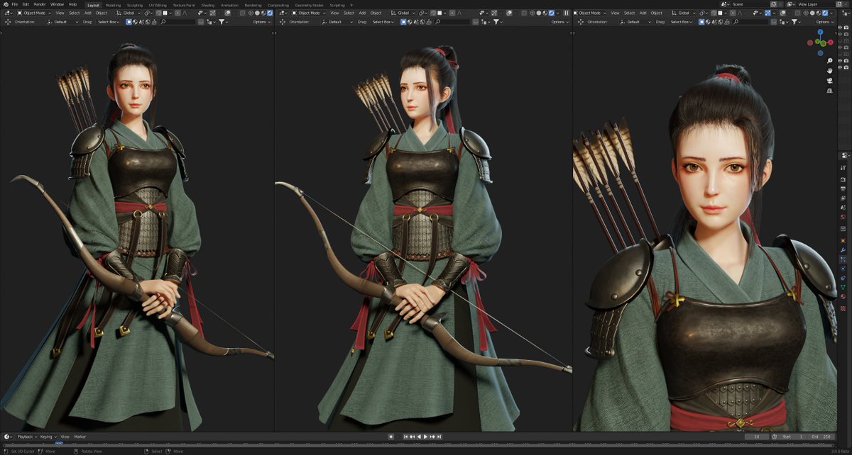 Archer
Blender - Cycles - WIP
#Blender3D #Cycles

Youtube: youtube.com/channel/UCnXU0…
Patreon: patreon.com/flycat
Gumroad: gumroad.com/flycatfly
Artstation: artstation.com/thoredant