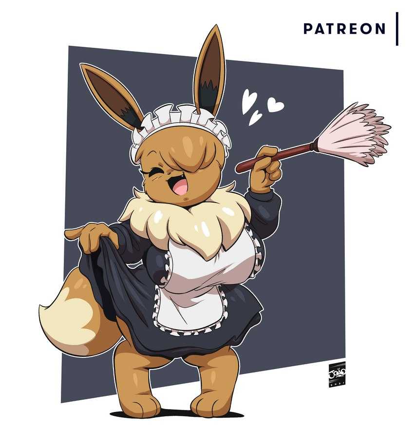 EeveeMaid's tweet photo. "Greetings! I am Eve and I am at your service!" The busty Eevee smiles and bows. "Please, do not hesitate to call me for my services [Master/Mistress]."

Semi Lit
Tries to match Detail https://t.co/Oi6K2nTD6A