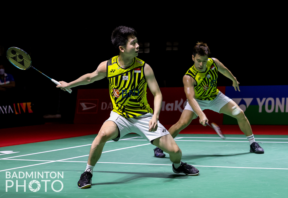 ainurohman's tweet photo. SELESAI! 
FINAL #IndonesiaMasters2021 

Marcus/Kevin vs Hoki/Kobayashi, 11-21, 21-17, 19-21. 

Kekalahan pertama Marcus/Kevin dlm 11 laga vs Hoki/Kobayashi.

Start lambat di game 1. Lalu bermain baik di game 2 dan 3. Tp agresifitas Hoki/Kobayashi memang luar biasa hari ini. https://t.co/IF0iA22VFd