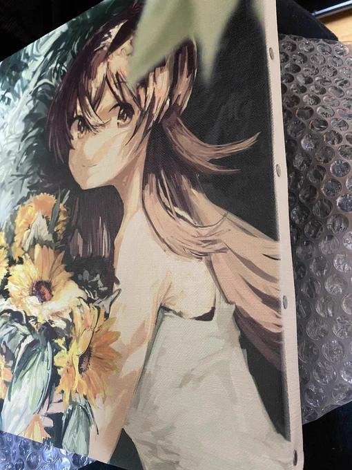 キャンバスプリントきた〜 