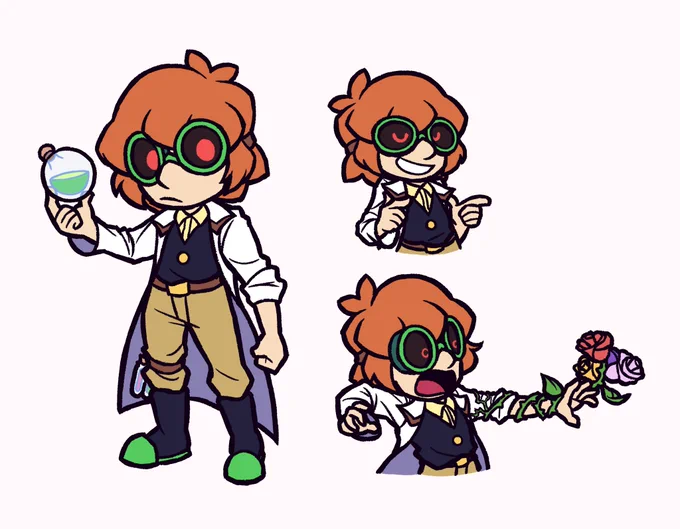 young crygor (airing weekdays on cbs)

was gonna make a comic about penny going back in time but i decided against it. i liked my design for dr crygor in it though so here we are 