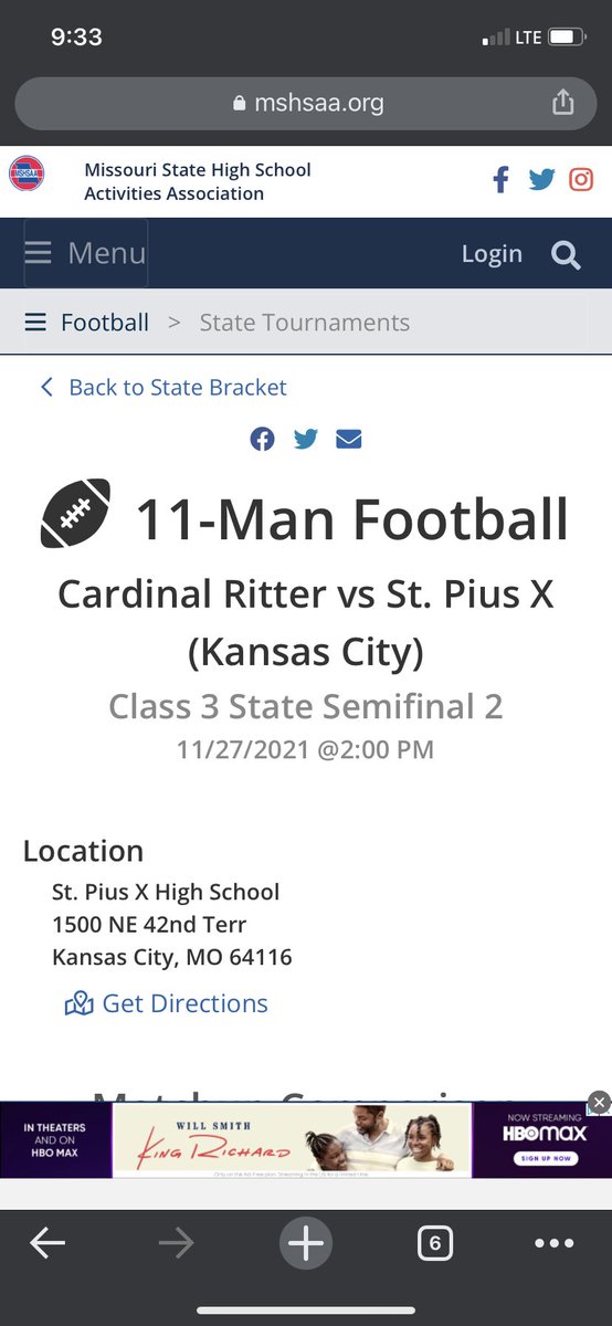 CoachVutich's tweet image. @FootballSpx will host Cardinal Ritter on Saturday at 2:00pm in the Class 3 Semifinal.