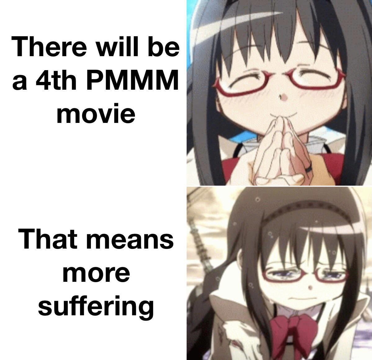 daiIymadoka's tweet photo. being meduka meguca fan is suffering https://t.co/2wnwq2YeOX