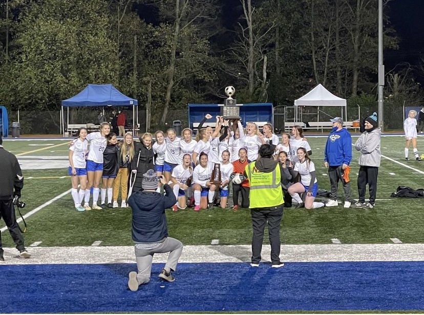 Took the dub!! State Champs Baby!!!! So proud of these girls!💙💛⚽️