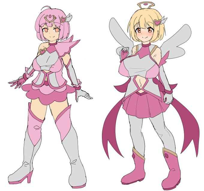 CG集用の立ち絵手直ししたら
おっぱいでっかくなっちゃった 