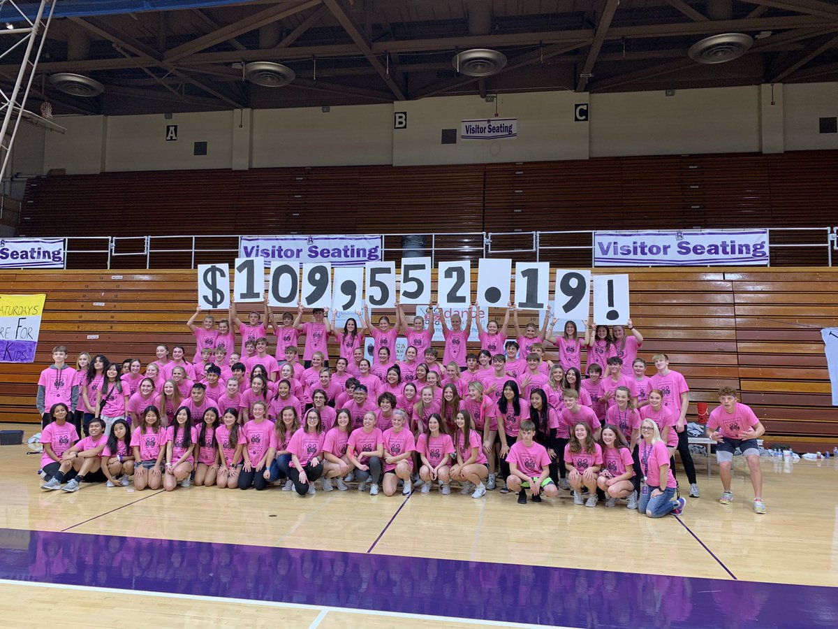 SHSSOAR's tweet photo. $21,074.80 raised by the 2021 SHS Dance Marathon team and a 7 year total eclipsing 💯K for Riley Children’s Hospital. It was a great night for a greater cause. #OwlsWill #Soar2x https://t.co/3cSThR0fq0