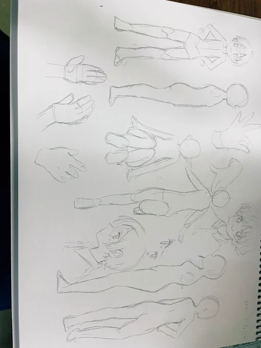 まずは練習
描いて無さすぎるから1日1ページ
下手くそだけどこれからきっと上達するはず… 