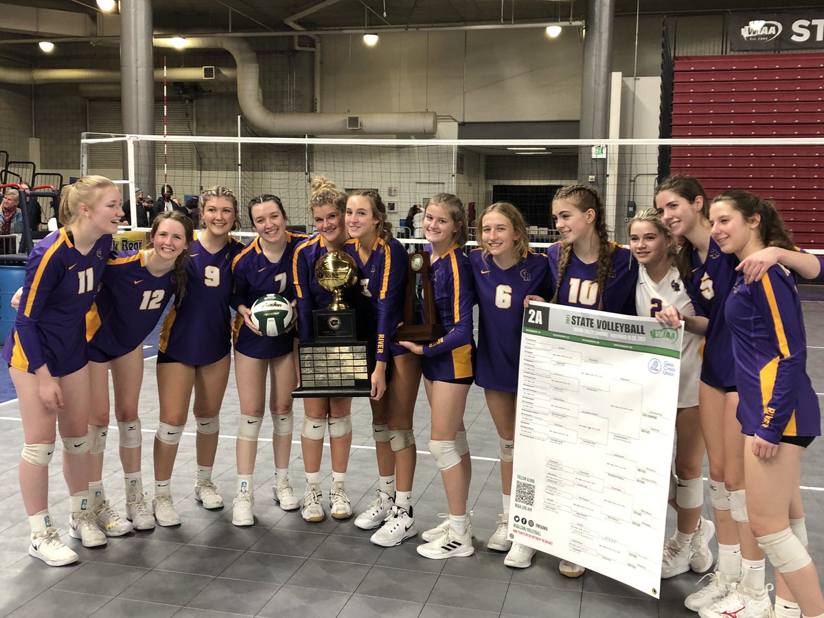 col_mrice's tweet image. Columbia River, 2A volleyball state champions.
