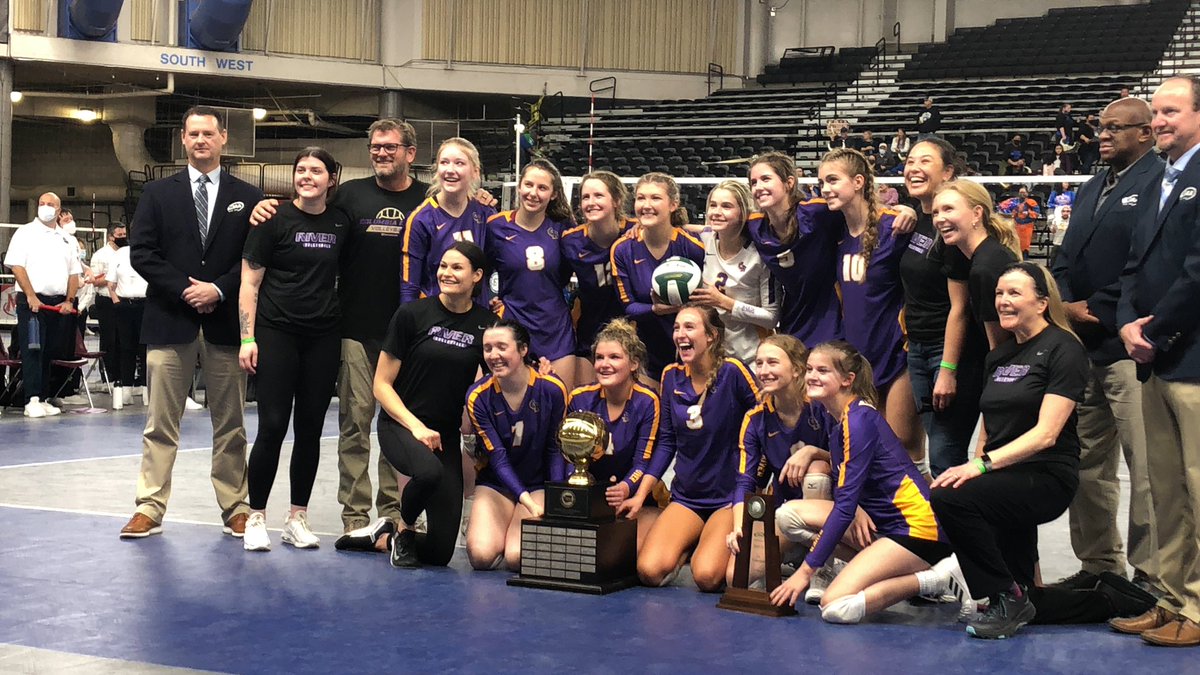 col_mrice's tweet image. Columbia River, 2A volleyball state champions.