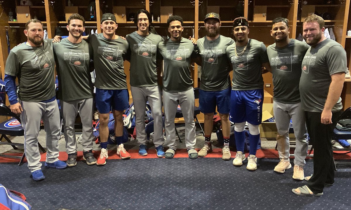 Congratulations to our #BlueJays prospects and staff on winning the Fall League Championship! 🏆