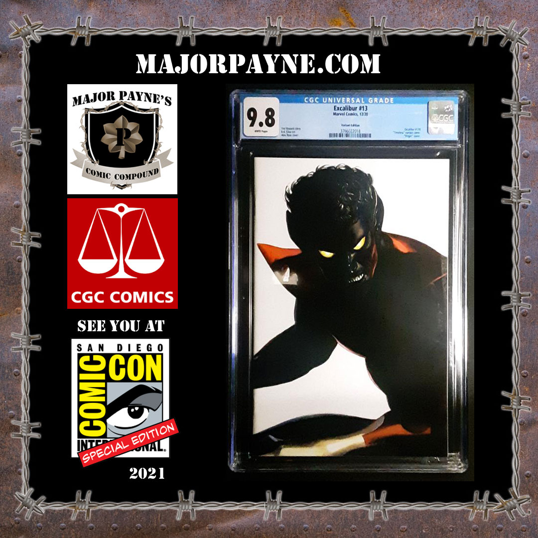 majorpaynecc's tweet photo. Excalibur #13 CGC 9.8 Ross Timeless Night Crawler
$60.00

Excalibur #13 Alex Ross Timeless Variant CGC 9.8 CGC Cert # 3766022018, 3766022019, 3766022020 3766022022, 3766022023, 3766022024, 3759176019, 3759176020, 3759176021, 3759176022...
#Marvel #Comics @RaginAVC #nightcrawler https://t.co/A9dSadvOMq