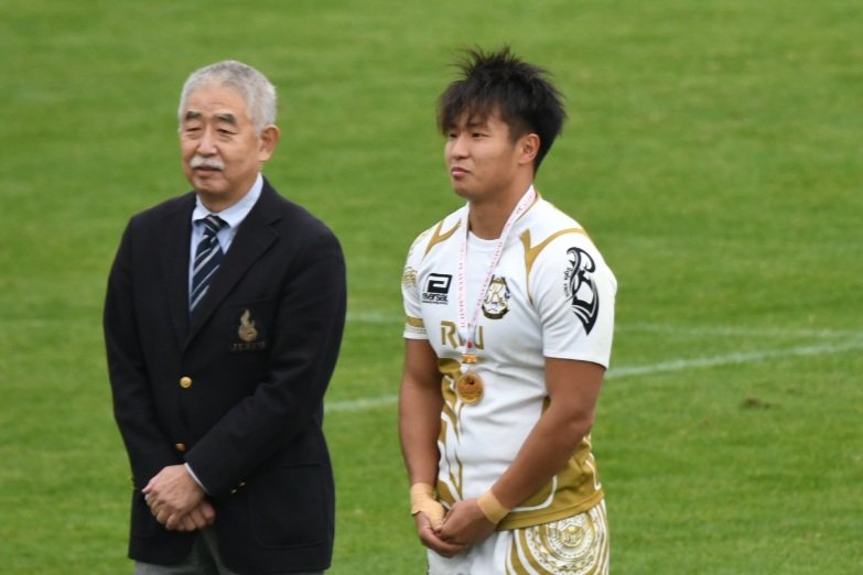 プレイヤーオブザマッチは中澤響選手（流通経済大学）