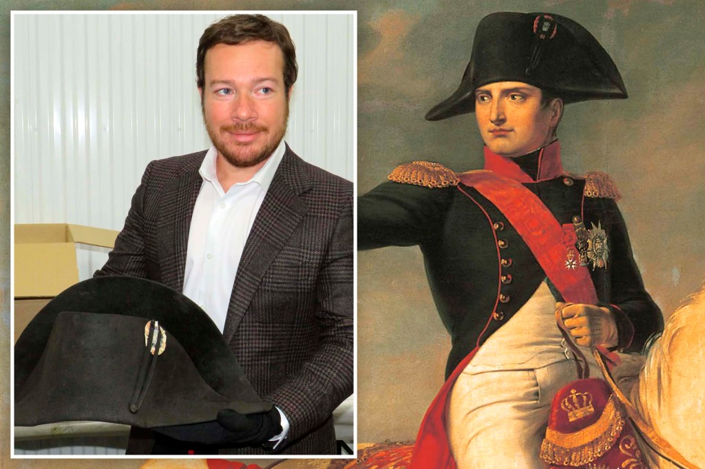 nypost's tweet photo. NYC media mogul buys rare Napoleon hat for $1.4 million https://t.co/Bdf3Nd8M2W https://t.co/txF89uIyik