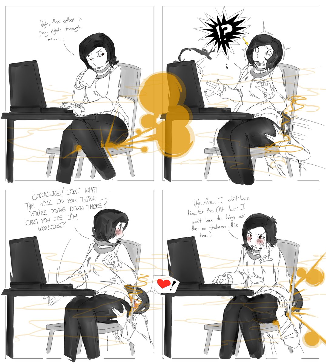Lazei3's tweet photo. The Other Mother's Tempting Fragrance Request Sketch. https://t.co/4tCShrQUHd