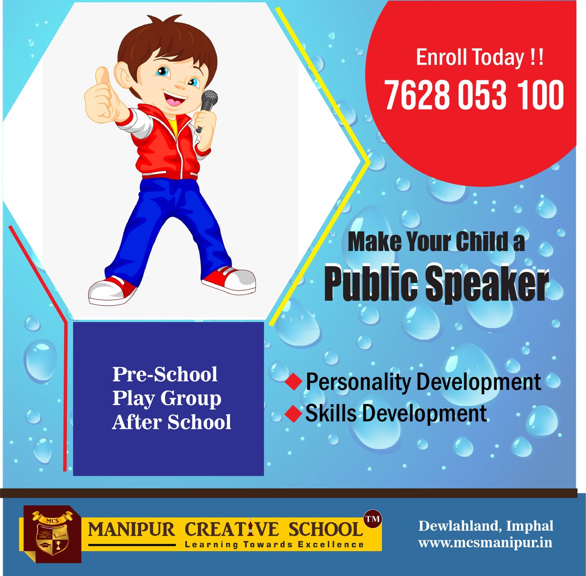 MCSImphal's tweet photo. Make you child a Public Speaker. #mcsimphal https://t.co/tp7EBfPqYh