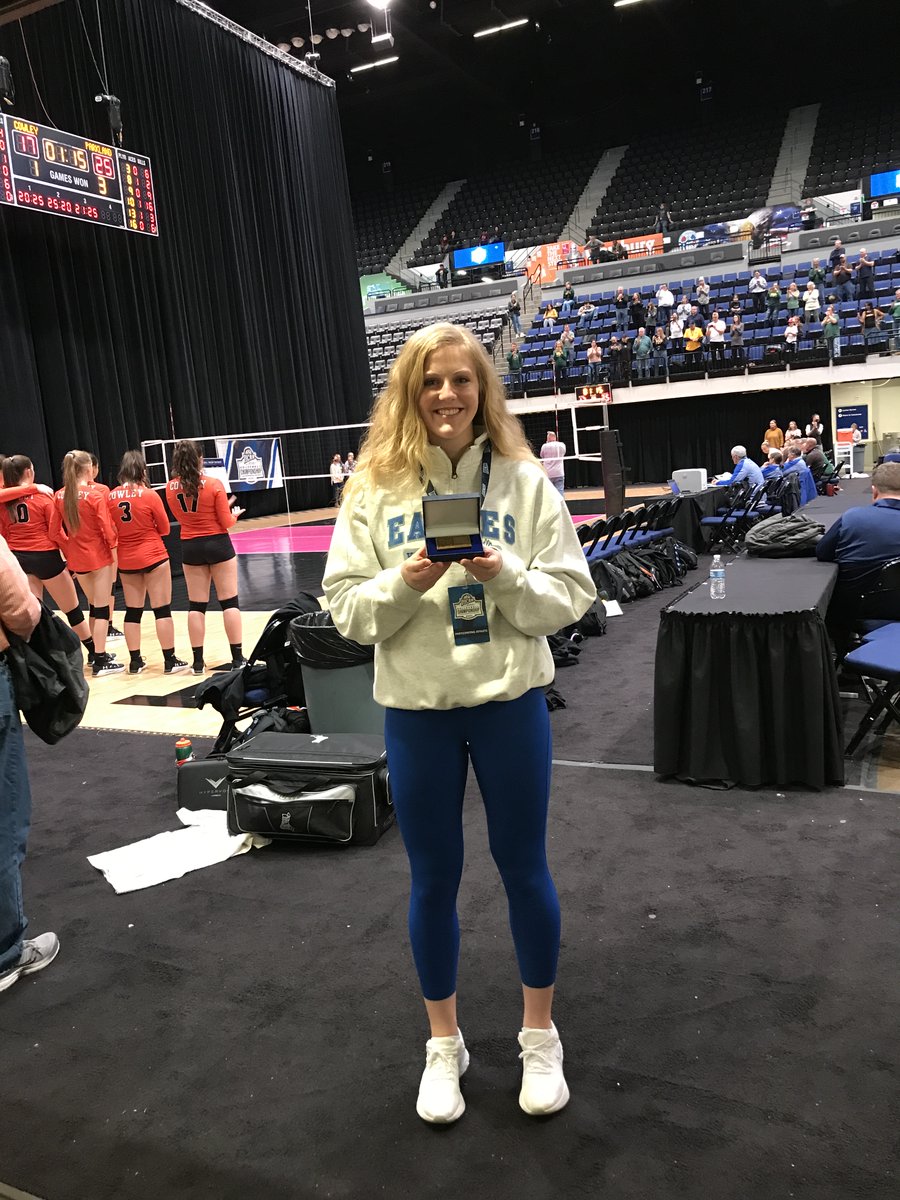 Kirkwood So. OH Emily Strauss was named to the NJCAA DII All-Tournament Team! 🦅🏐💙🤩 Congrats <a href="/EmilyStrauss6/">Emily Strauss</a> 🙌