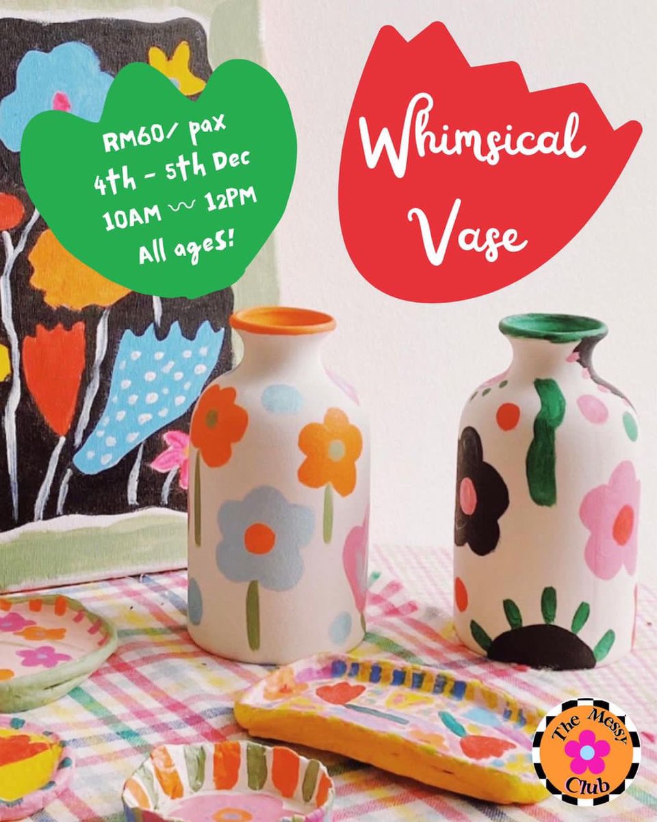 yalllll, come and join this workshop by the messy club kl at kedai.kl this upcoming december!!! Ajak friends and your loved onessss! Recommended sangat for your weekly/monthly/annual meet-up with your friends or kekasih 👀👀👀👀 link to register i letak bawah ehh