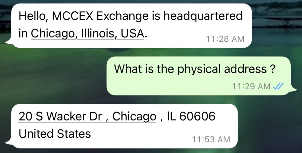 ErinChow5's tweet photo. @CMEGroup This scam exchange is telling people they are under your CME group address. They have scammed too many people at this time. https://t.co/F91IMqVuIR